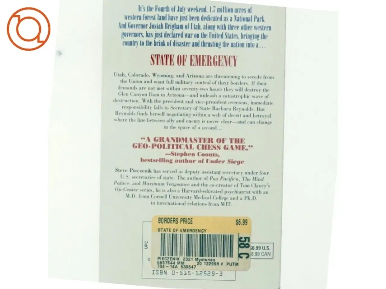 Billede 3 - State of Emergency af Steve Pieczenik (Bog)