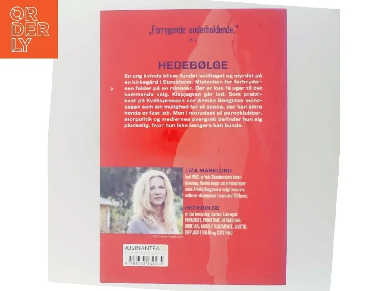 Billede 3 - Hedebølge : krimi af Liza Marklund (Bog)