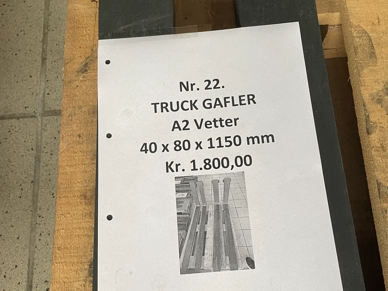 Billede 7 - Gaffeltruck Gafler A2