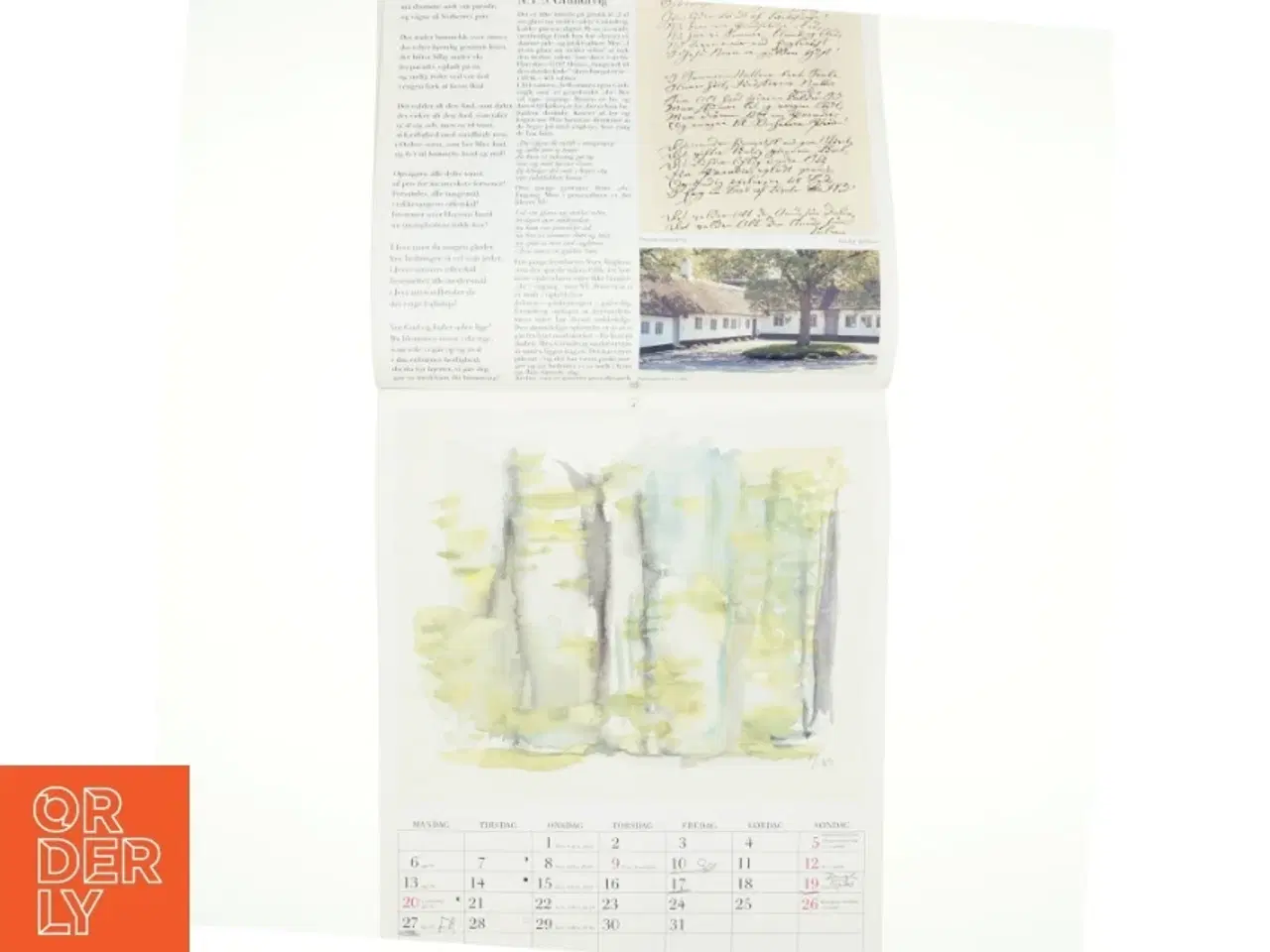 Billede 2 - Kalender - Danske digte, dage og døgn