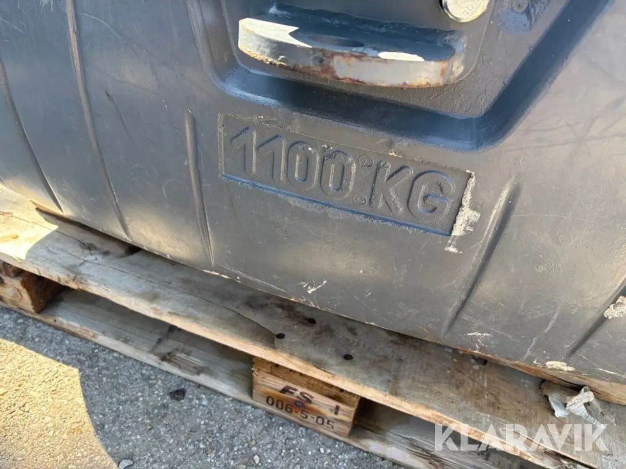 Billede 7 - Vægtklods Agco Parts - 1100kg