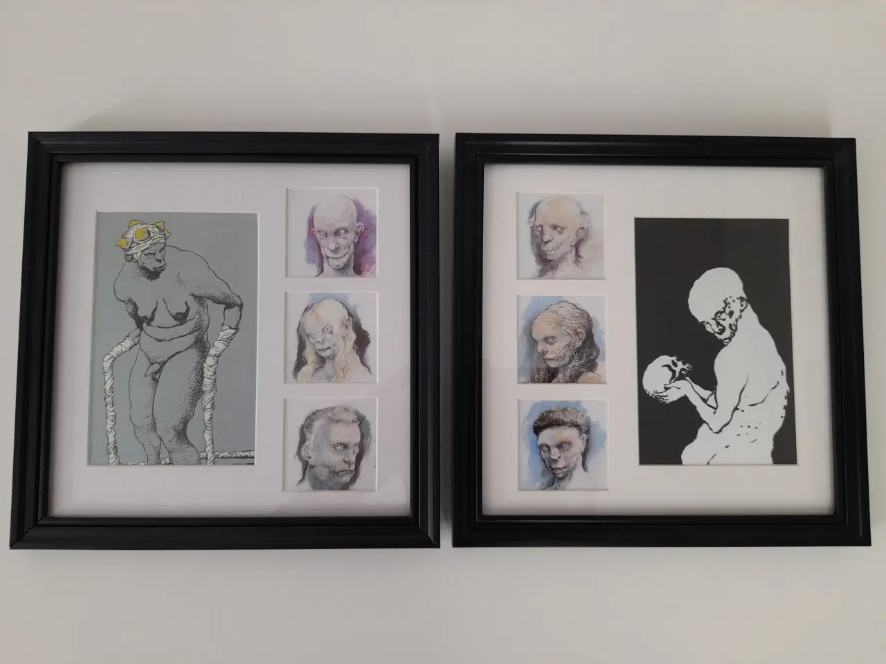 Billede 1 - Michael Kvium 22 x 22 cm er ramme mål