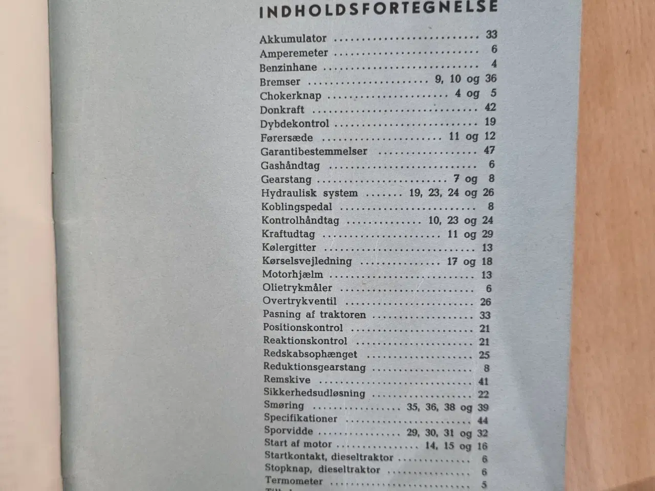 Billede 3 - Instruktionsbog Ferguson 35