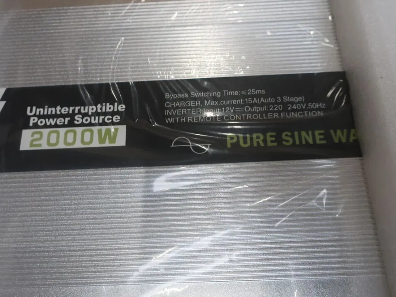 Billede 3 - Inverter GREEN ENERGY Pure Sine Wave 2000W
