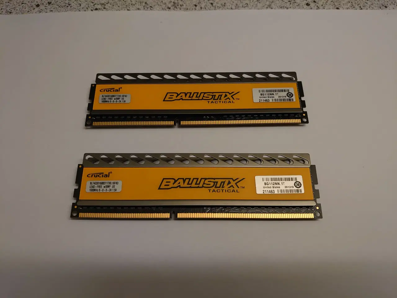 Billede 1 - Crucial, 2X4 GB, DDR3 SDRAM