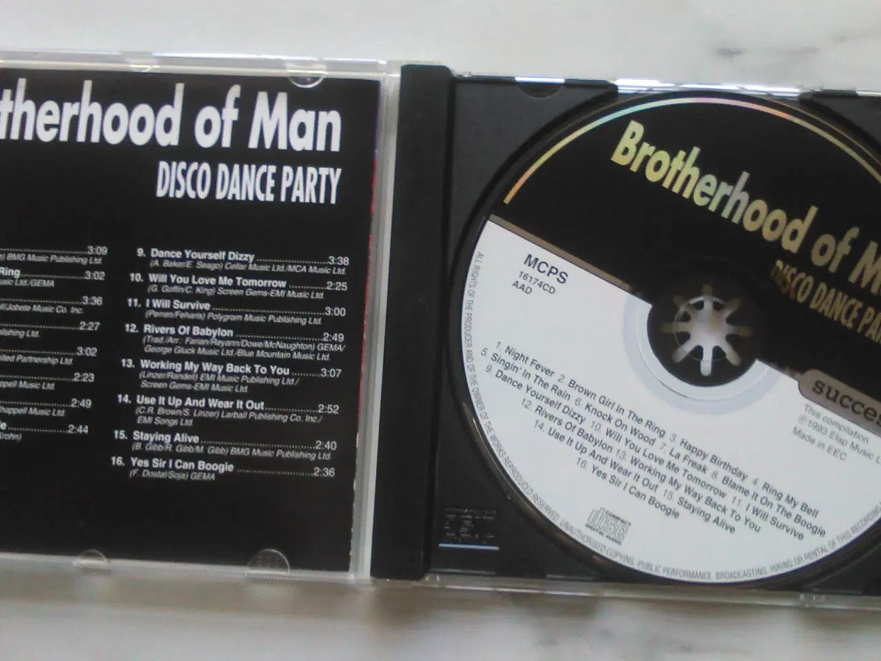 Billede 2 - Brotherhood Of Man: Disco Dance Party (1993