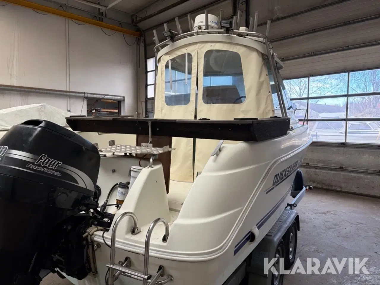Billede 4 - Motorbåd Quicksilver 530 Pilothouse med bådtrailer