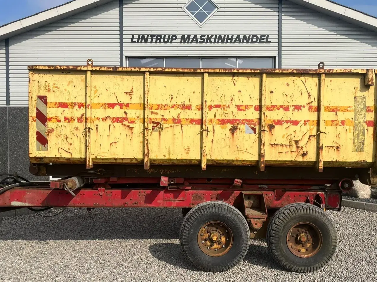 Billede 1 - - - - Wirehejsvogn Med 5m container