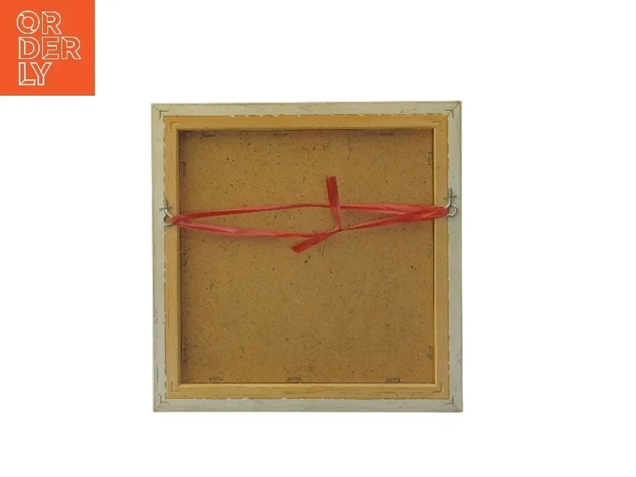 Billede 4 - Maleri med tulipaner i ramme (str. 22x22 cm)