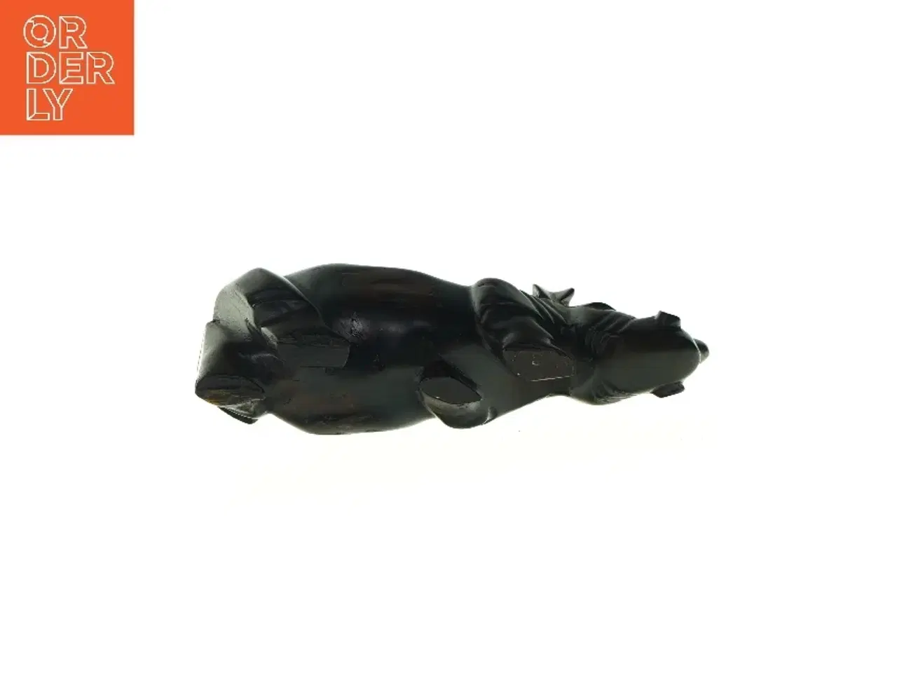 Billede 3 - Dekorativ næsehorn dyrefigur fra Ukendt (str. LBH:27x9x10cm)