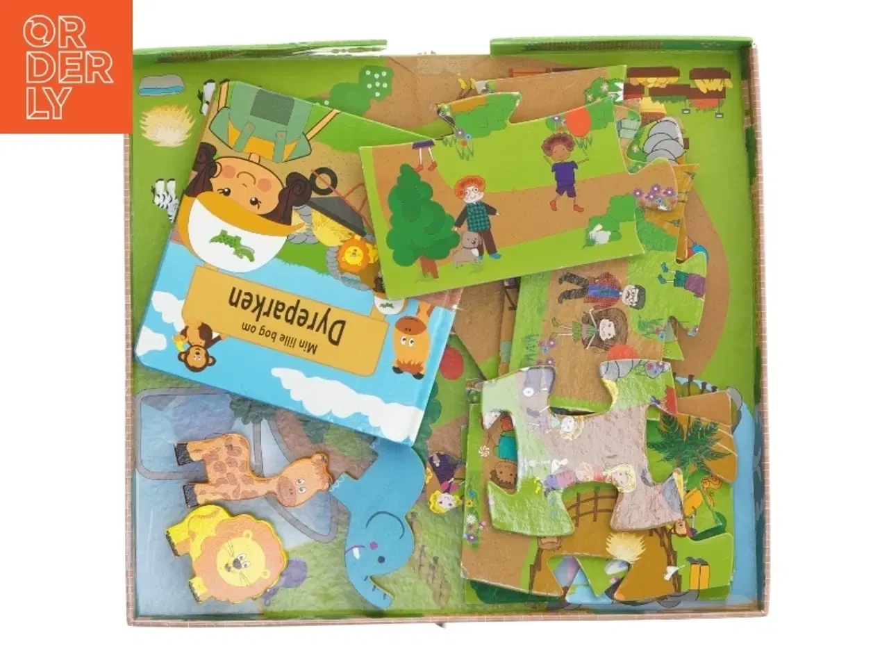 Billede 3 - Aktivitetssæt 'Min helt egen Dyrepark' fra Min Lille By (str. 31x28,5 cm)