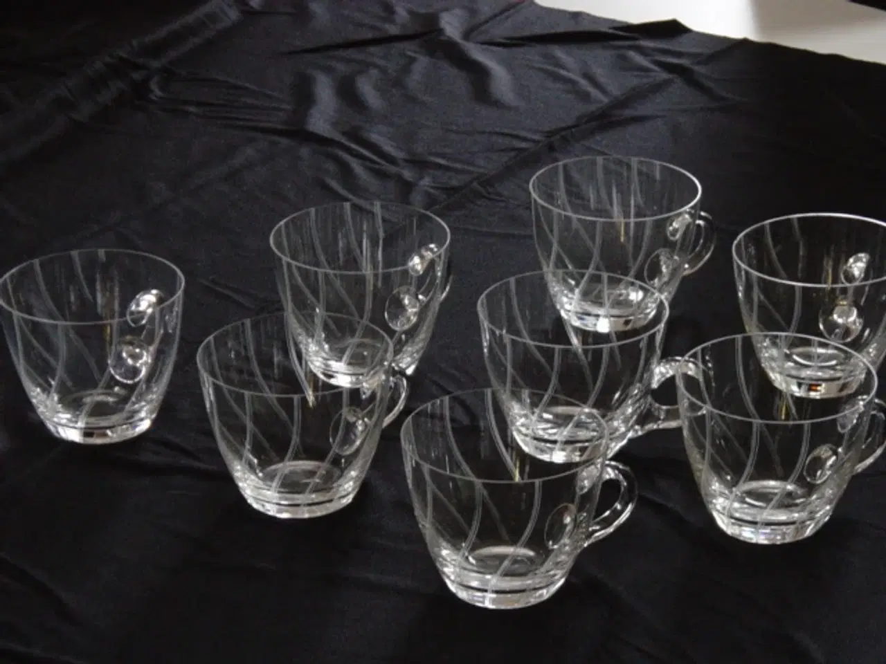 Billede 2 - Gløgg kopper - slebet glas