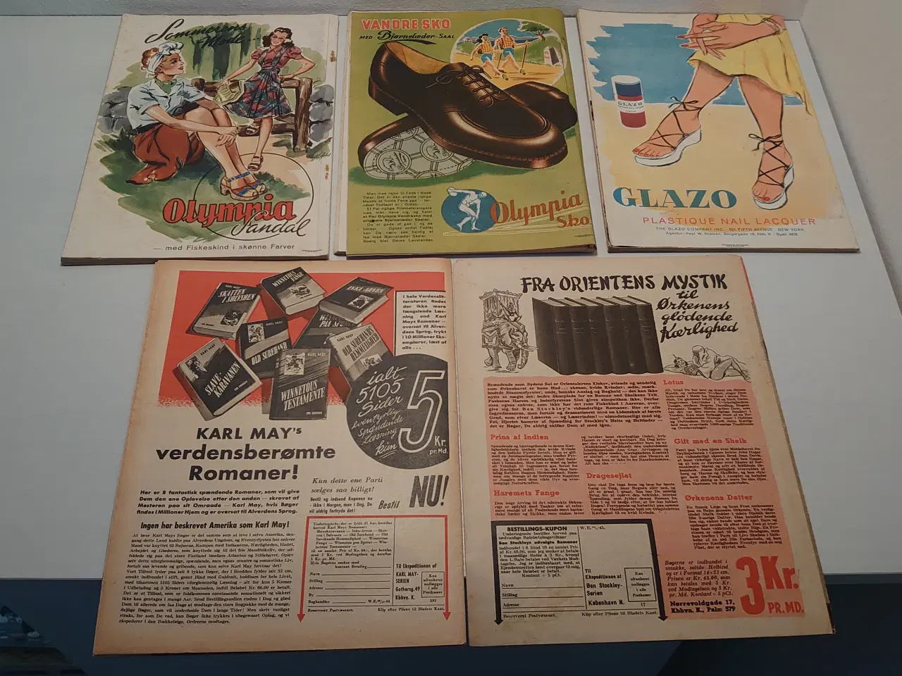 Billede 4 - 5 stk blade: Ferie Magasinet og Week-end. 1943-49