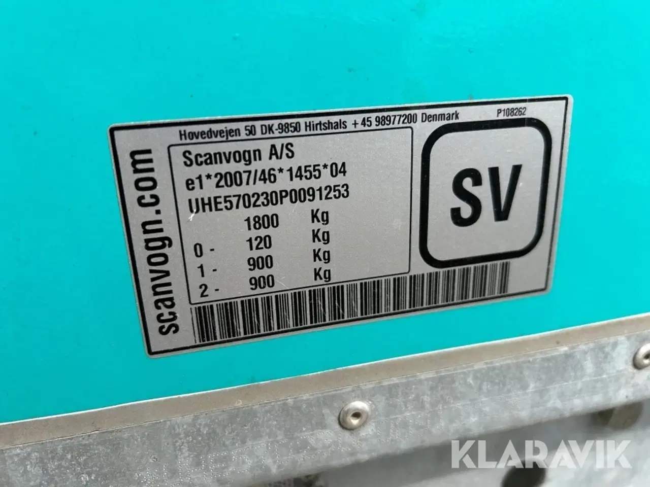 Billede 7 - Skurvogn Scanvogn