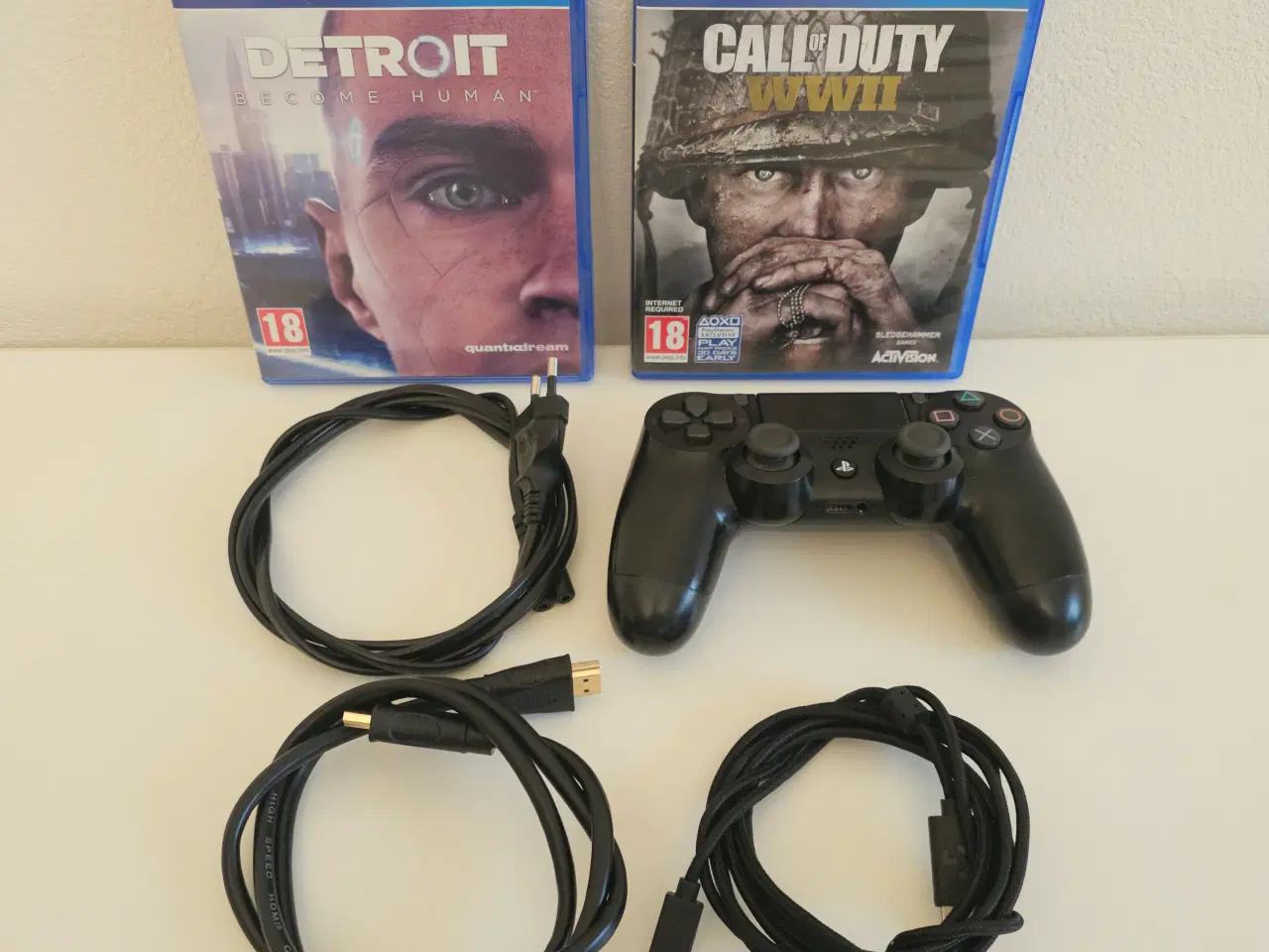 Billede 2 - PlayStation 4 Slim 500GB + COD WW2 og Detroit: Bec