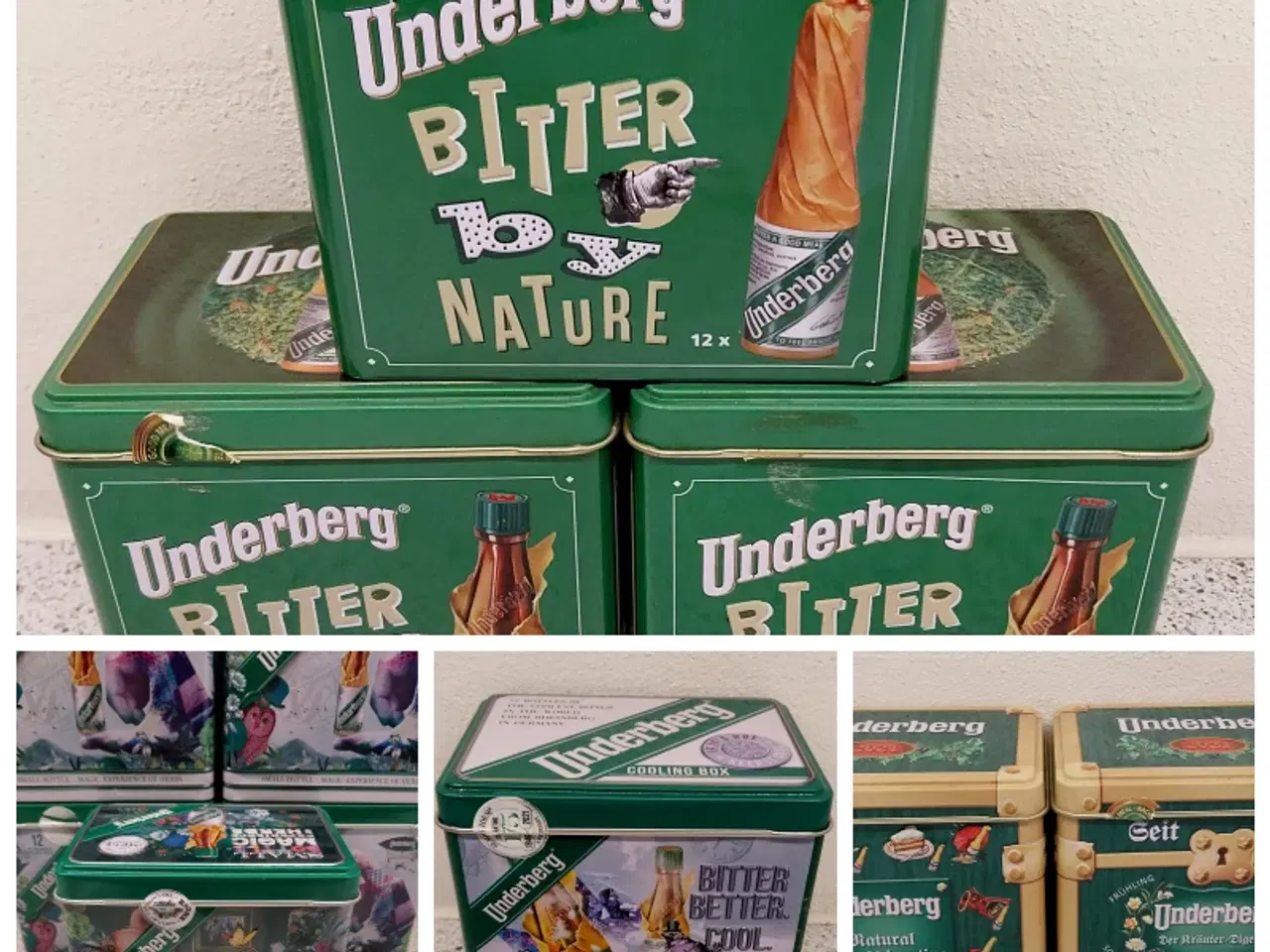 Billede 1 - Underberg årsdåser / metaldåser 25 stk.