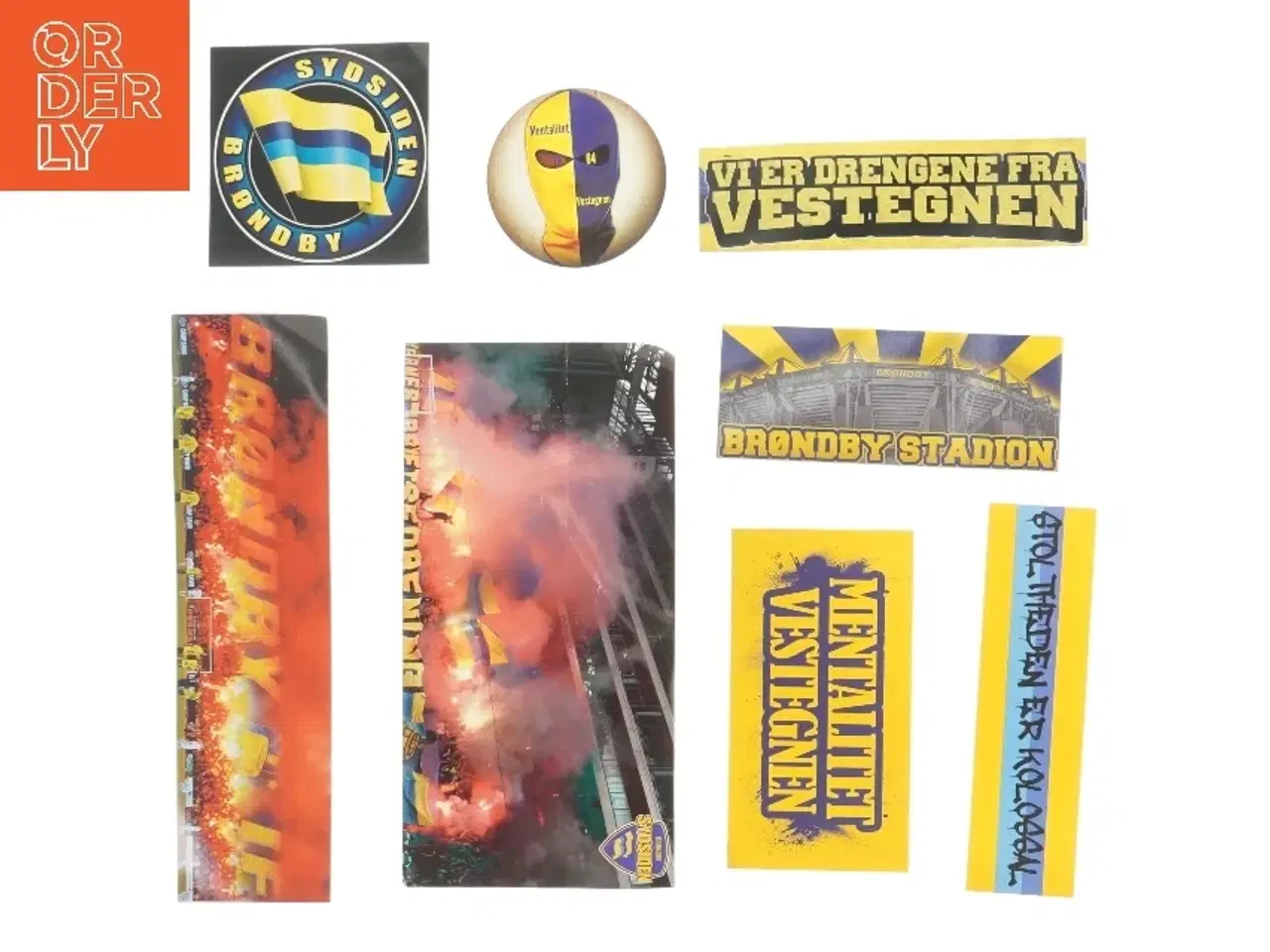 Billede 1 - Brøndby IF klistermærker (str. 8-26 cm)