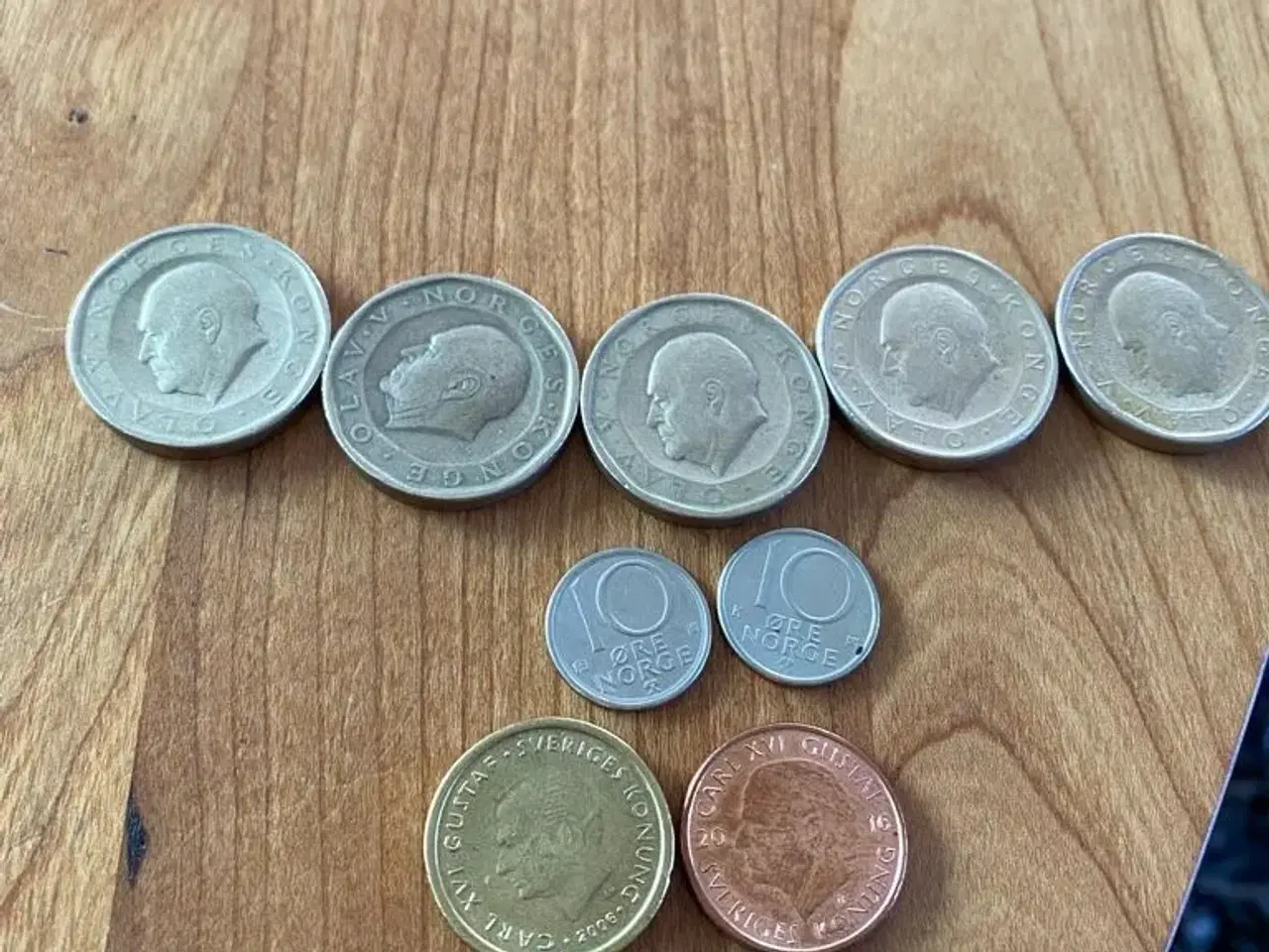Billede 1 - Svenske/norske mønter