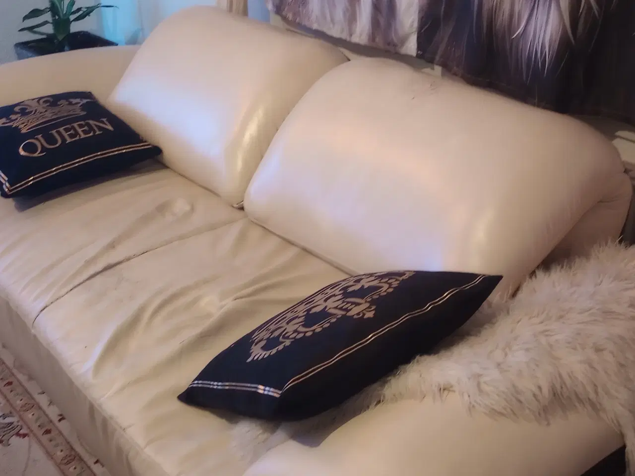 Billede 5 - Læder Sofagruppe 