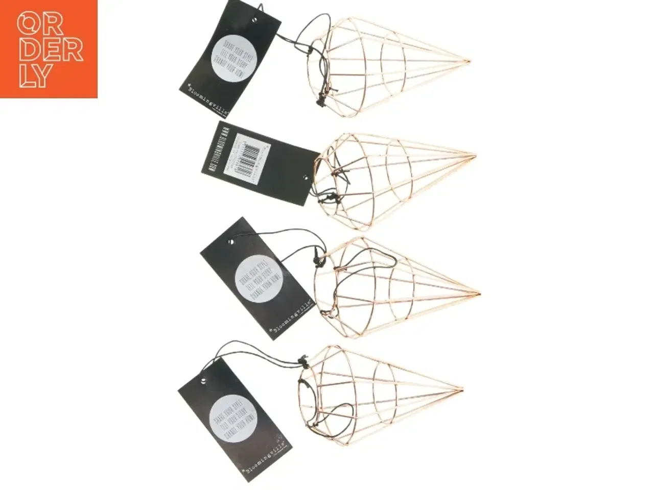 Billede 3 - Bloomingville lysestager, 4 styk fra Bloomingville (str. 12 cm. 4 styk)