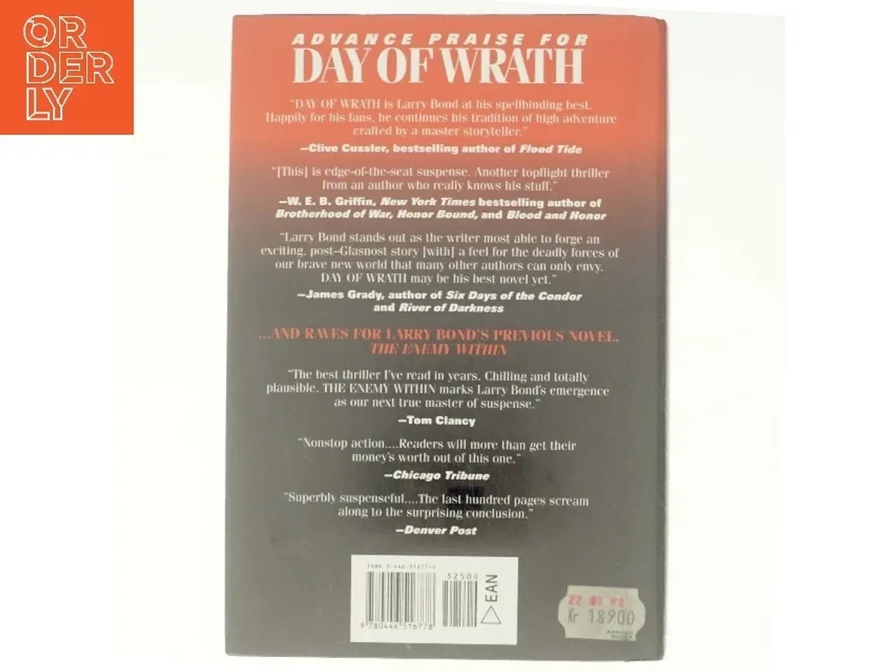 Billede 3 - Day of Wrath af Larry Bond (Bog)