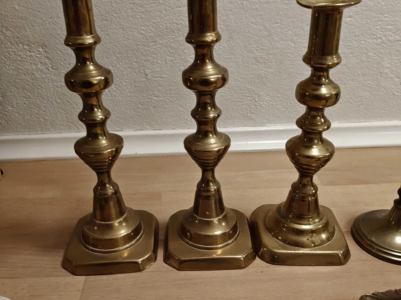 Billede 3 - Messing lysestager