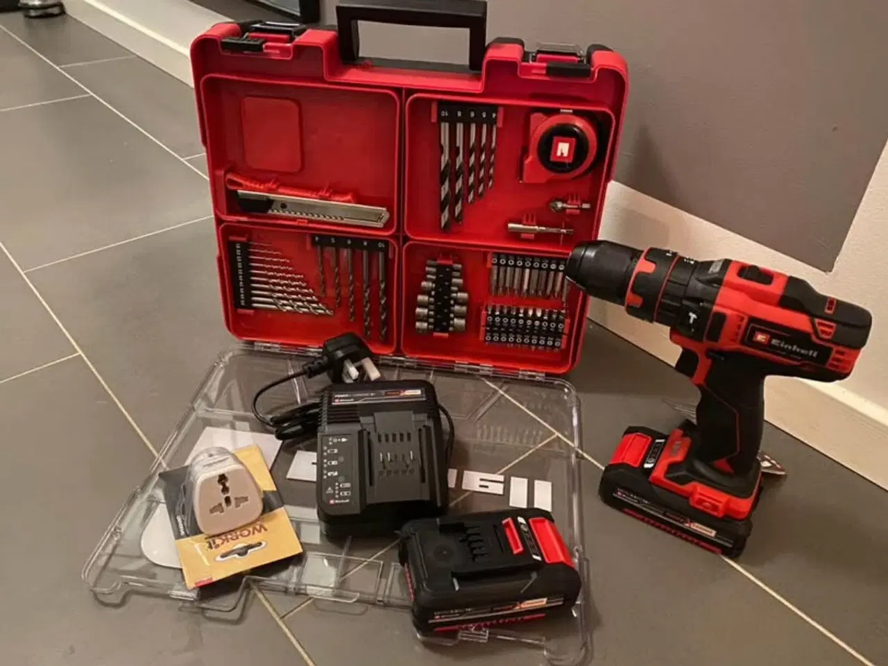 Billede 3 - UBRUGT! JULETILBUD TIL 24/12! Einhell slagboremask