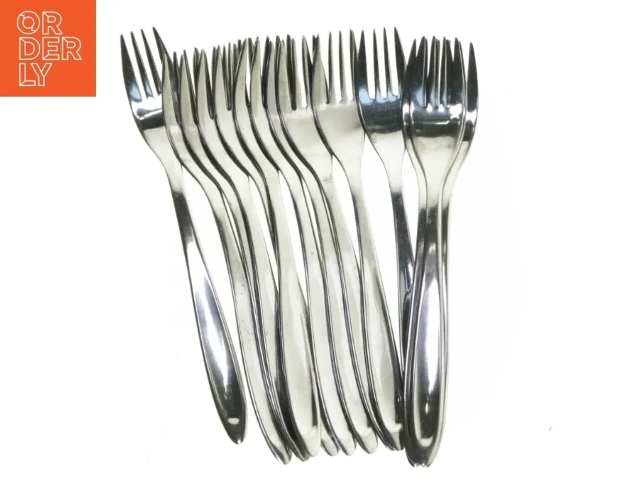 Billede 1 - Rustfrit stål gafler sæt (str. 20 cm)