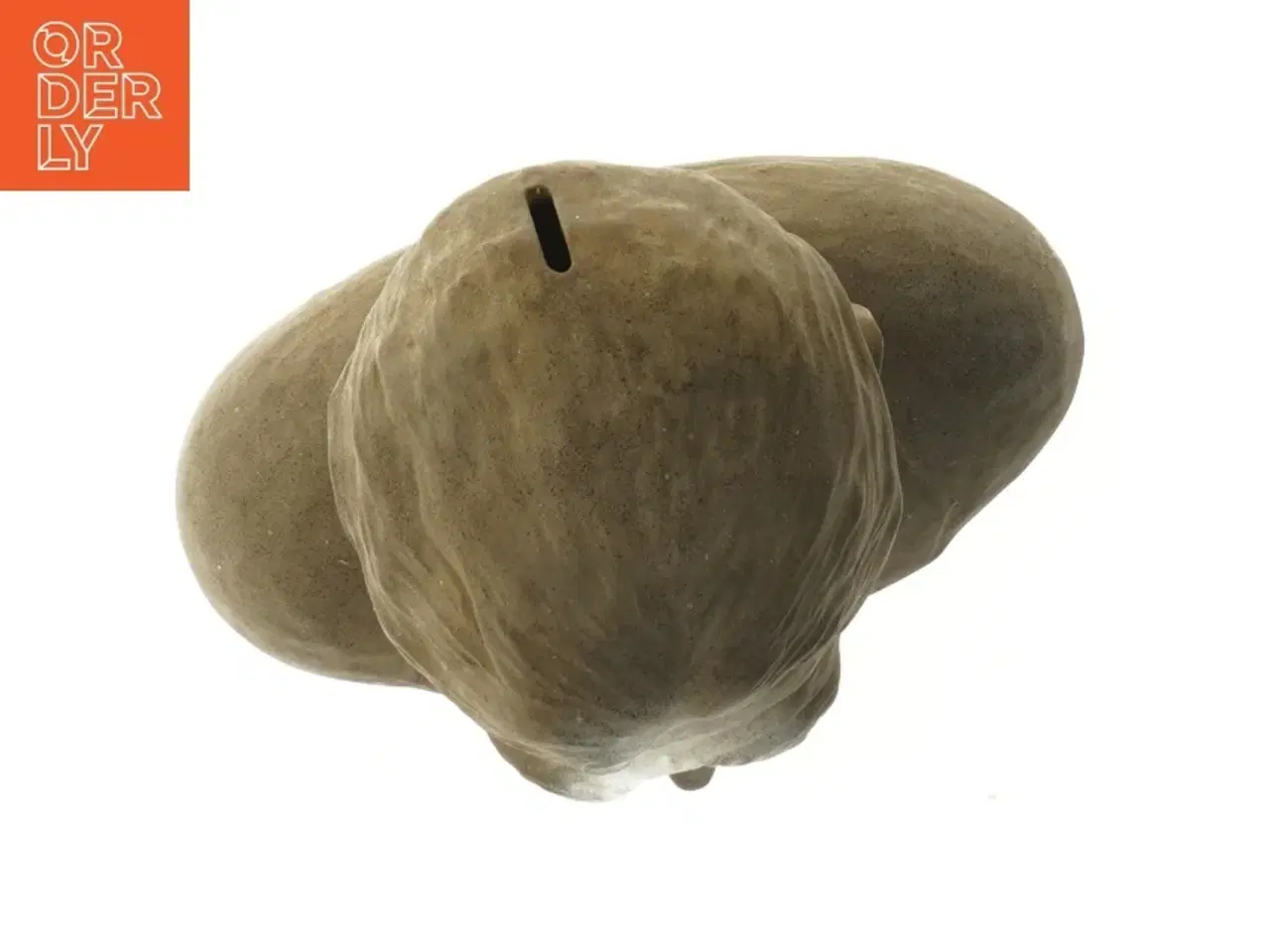 Billede 3 - Skulptur i form af buste med møntindkast fra Bikuben (str. 17x21 cm)