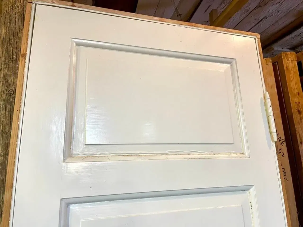 Billede 3 - Lav, original fyldningsdør m. karm