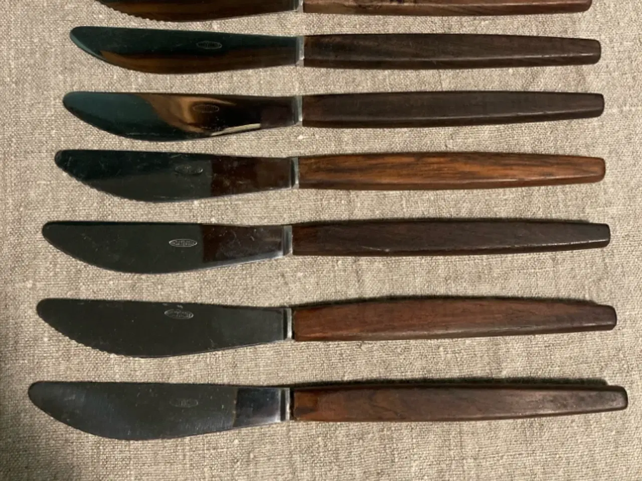 Billede 1 - Teaktræ middagsknive