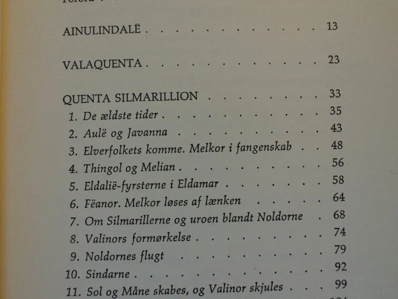 Billede 2 - silmarillion , af j. r. r. tolkien, genre: fantasy