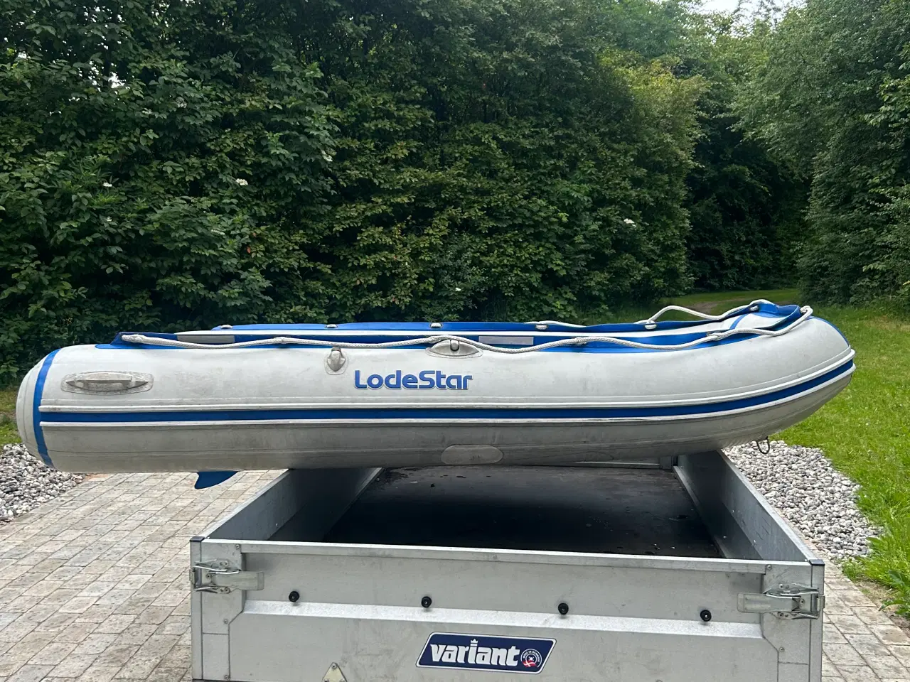 Billede 7 - 10 fods gummi/rib båd med 15 hk mercury motor 