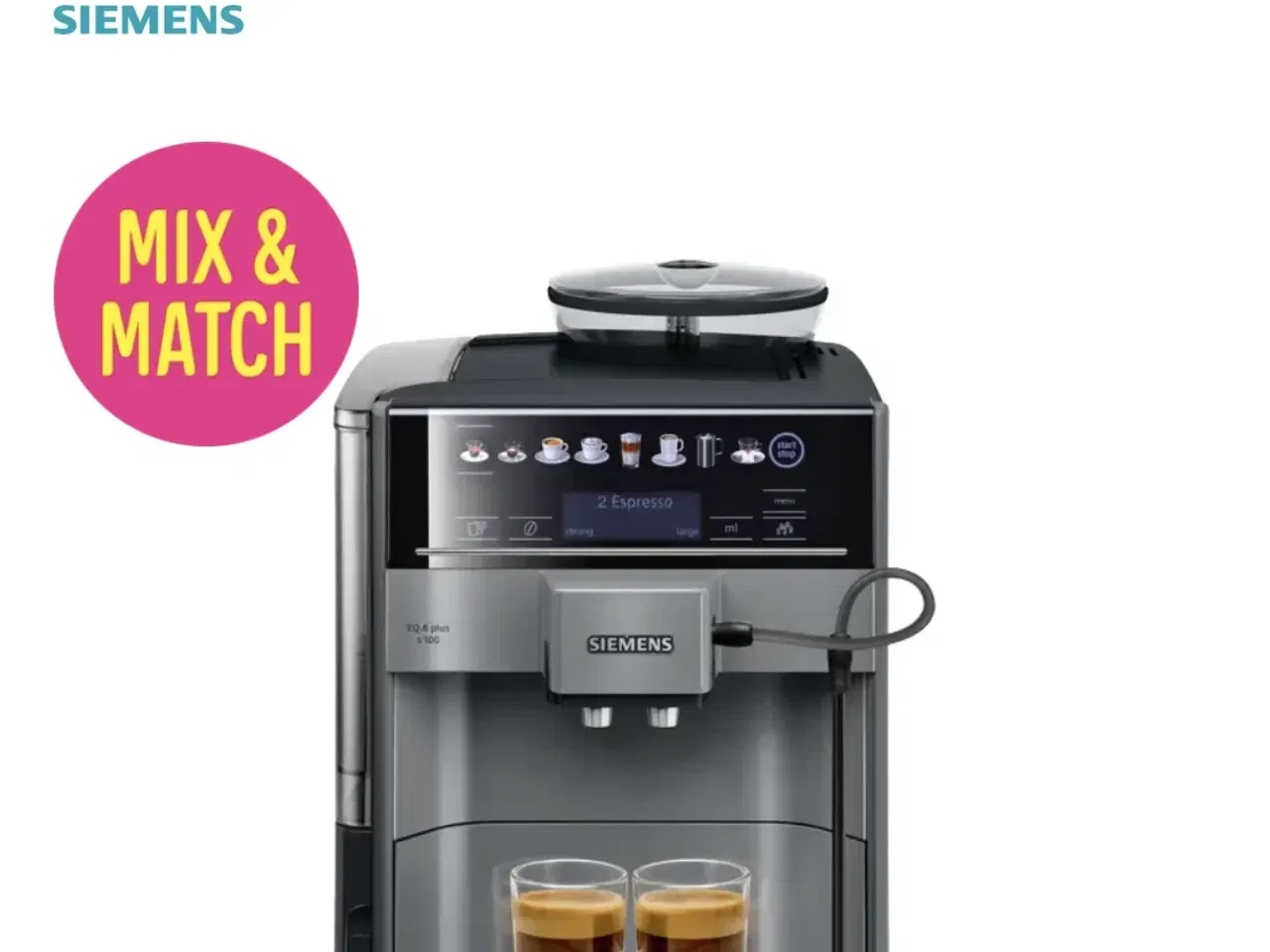 Billede 7 - Siemens EQ6Plus-S100 kaffemaskine .