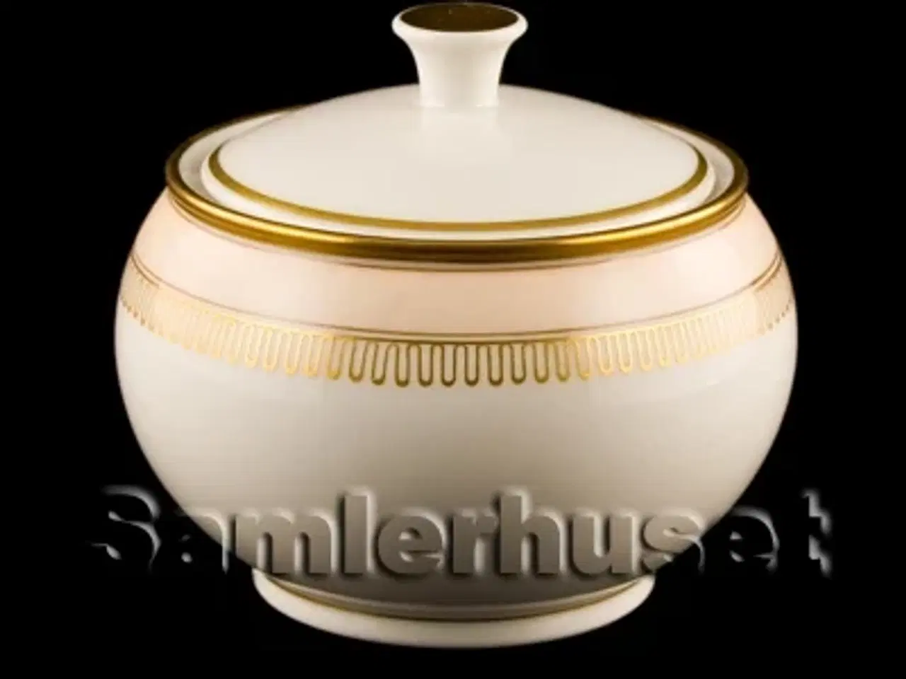 Billede 1 - Gisselfeld Sukkerskål stor