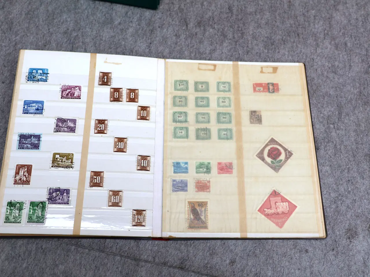 Billede 6 - 4 Album m/gl frimærker