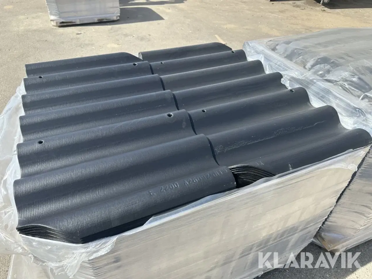 Billede 10 - Bølgeplader Euronit 702 HJ/HU Sort - 300 styks