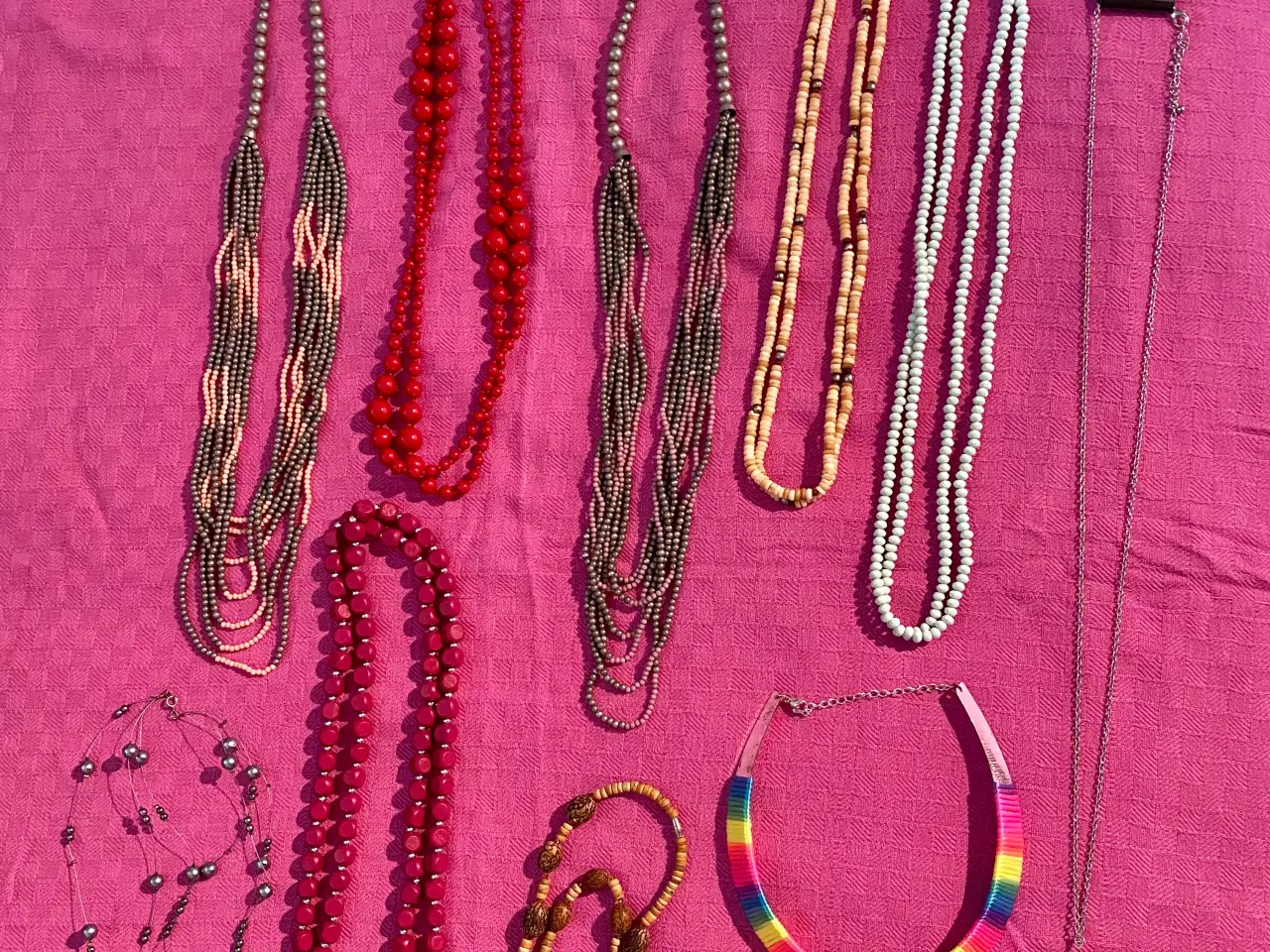 Billede 1 - Flotte halskæder med perler