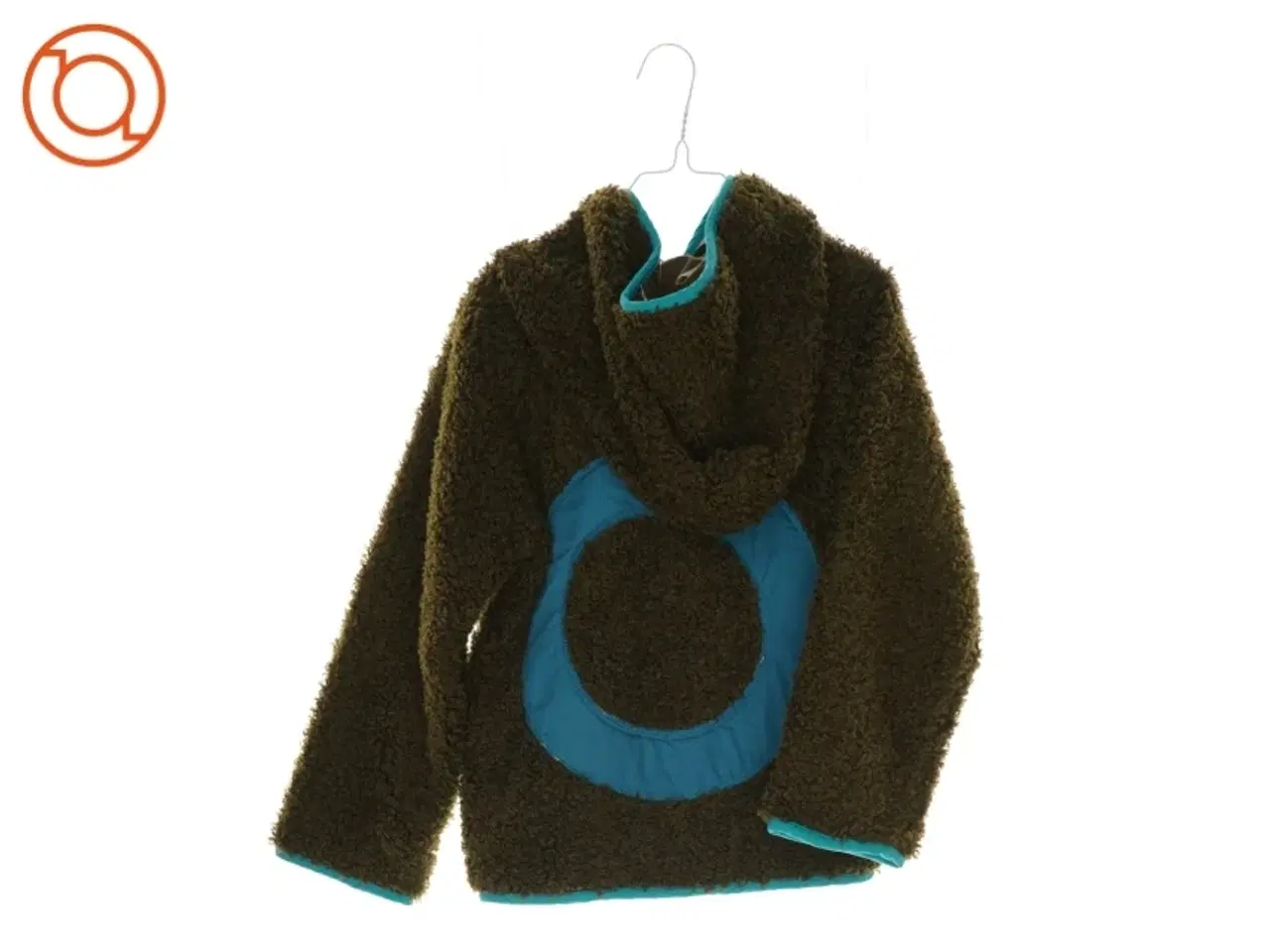 Billede 2 - Lækker fleece jakke med hætte -aldrig brugt (str. 128 cm)