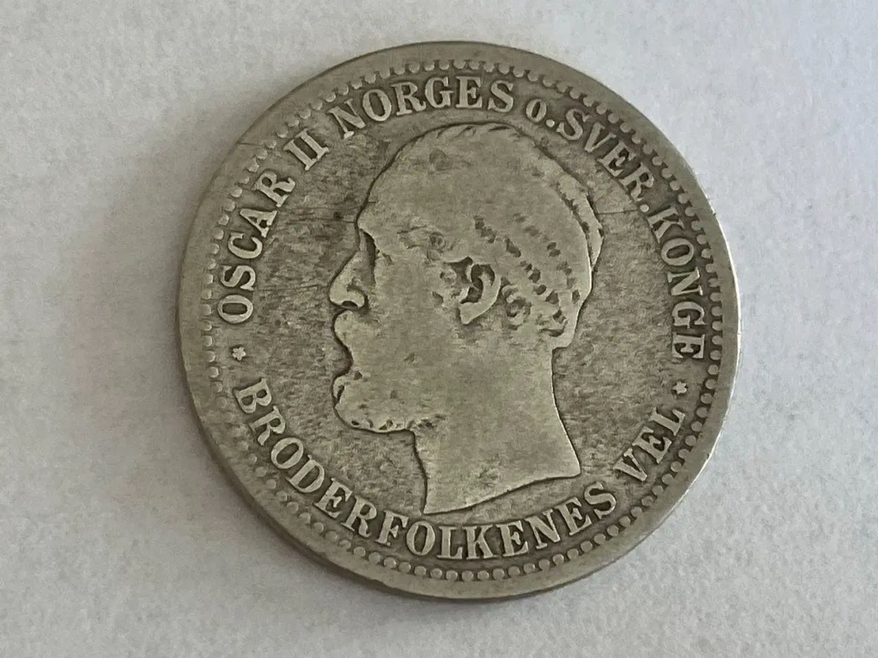 Billede 2 - 50 Øre 1895 Norge