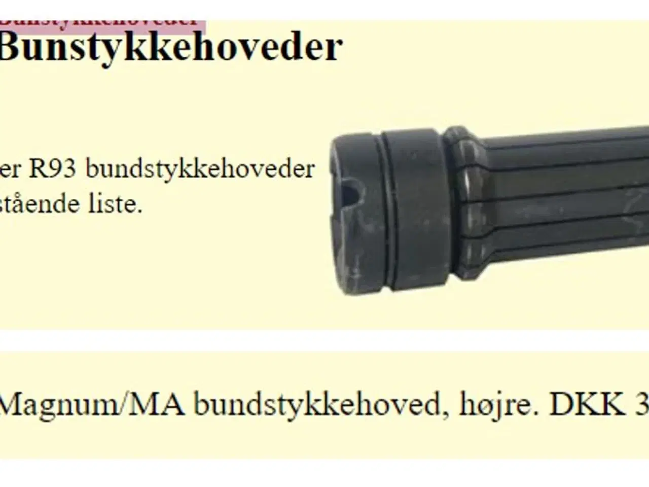 Billede 1 - Blaser R93 Bundstykkehoved