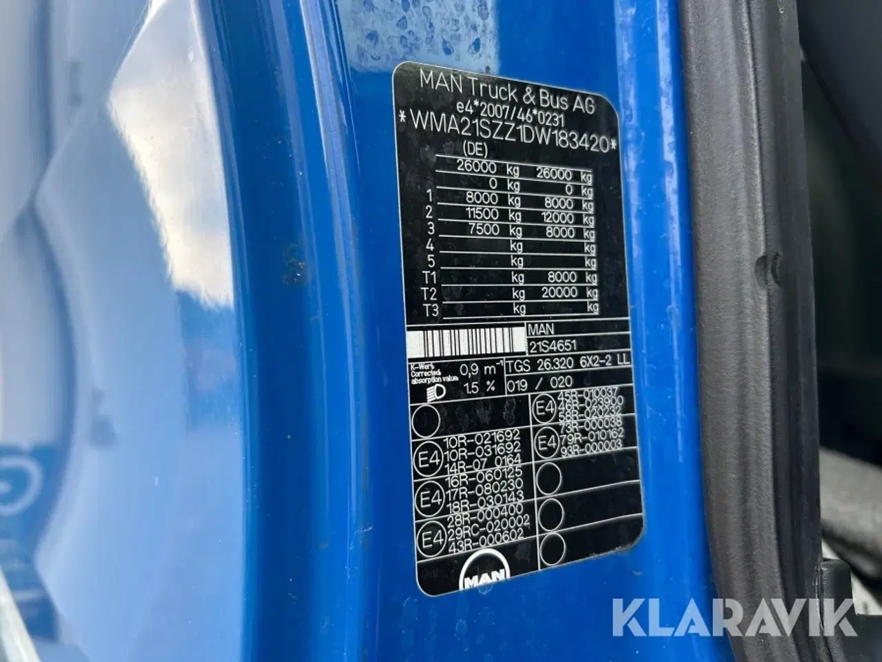Billede 6 - Lastbil/kølebil MAN TGS 26.320