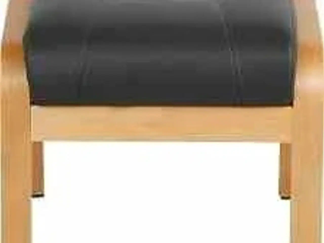 Billede 4 - Otium lænestol inkl. fodskammel - sort PU-læder