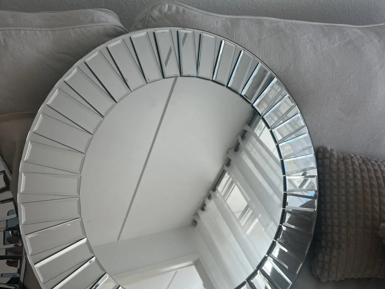 Billede 2 - skrå glasstykker Spejl