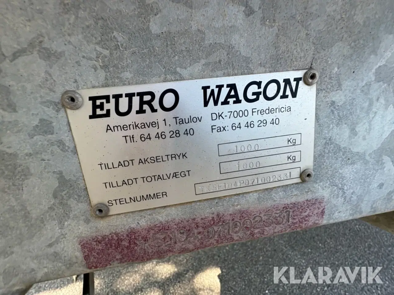 Billede 5 - Personalevogn Euro Wagon
