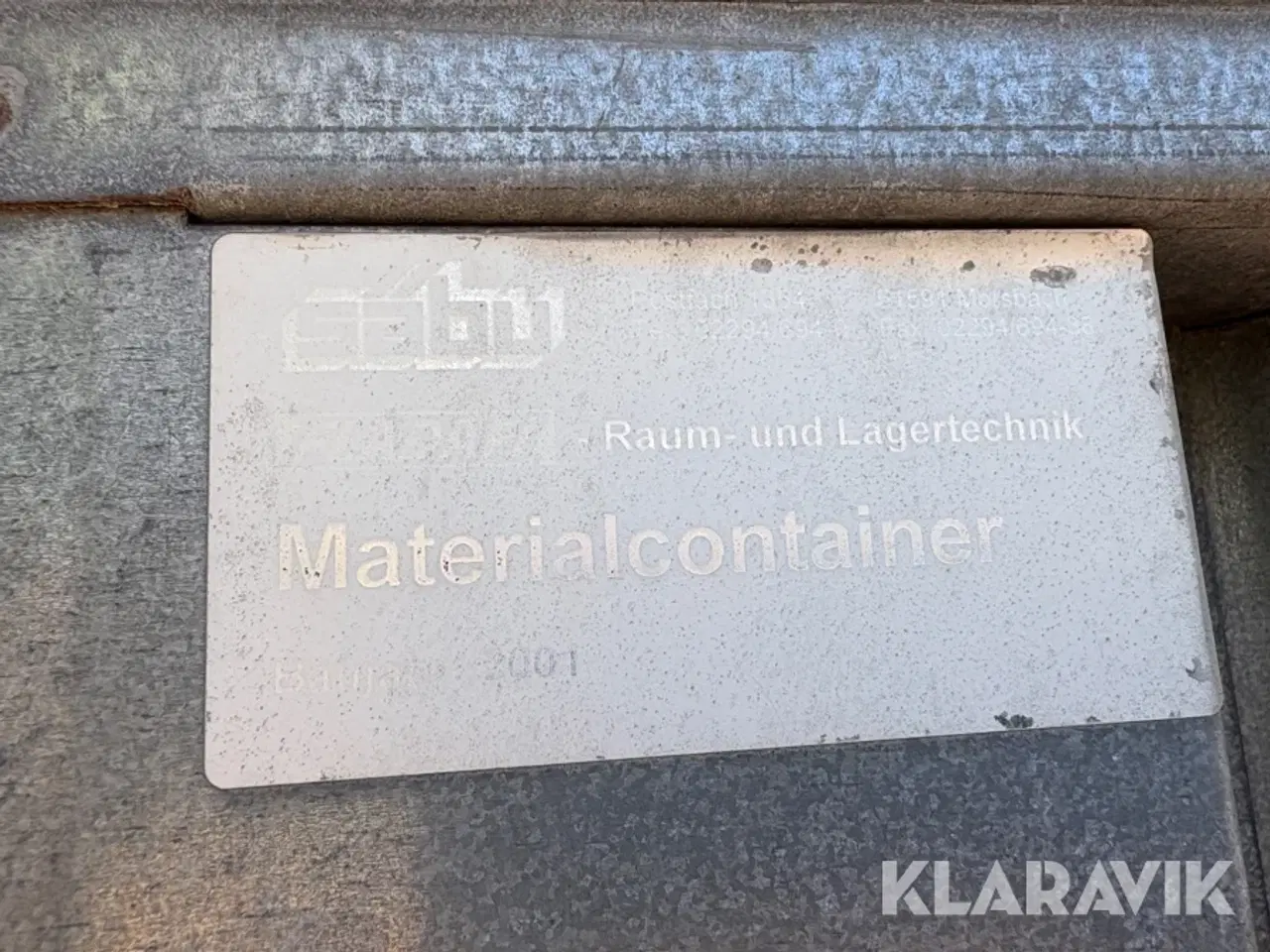 Billede 6 - Materiale container Sabu 7 fod
