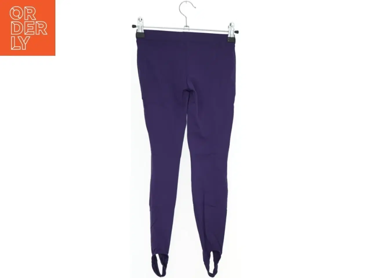 Billede 2 - Lilla leggings med stropper fra Caritesport (str. 128)