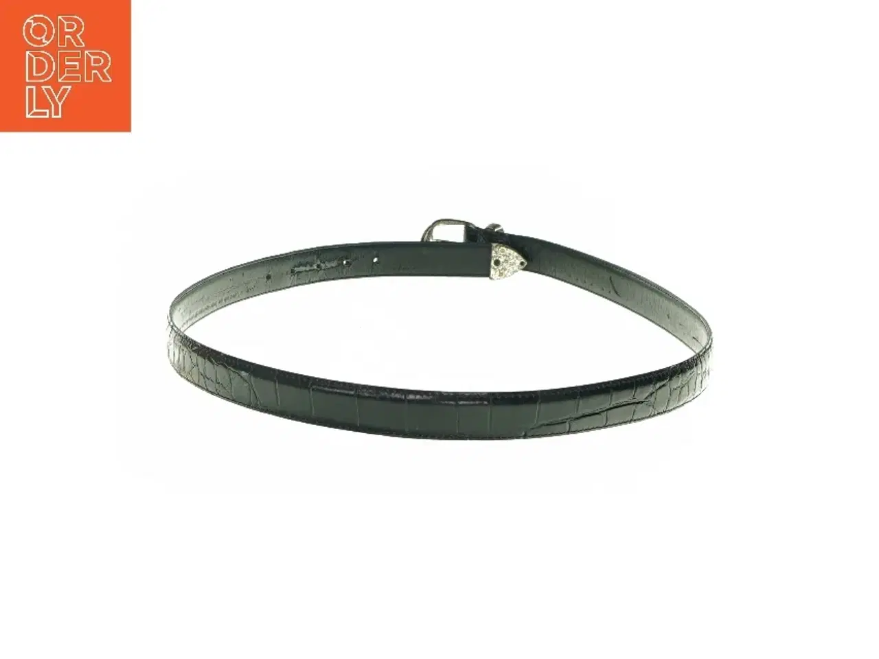 Billede 2 - Sort læderbælte fra Levis (str. L: 86-95 cm)