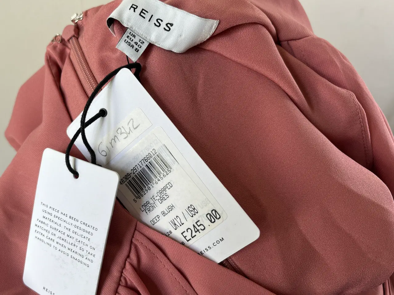 Billede 5 - Reiss, gammelrosa kjole, str M