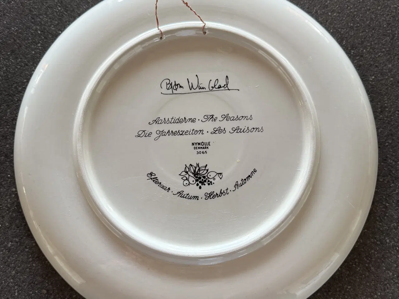 Billede 8 - Bjørn Wiinblad ø35 årstid tallerkner